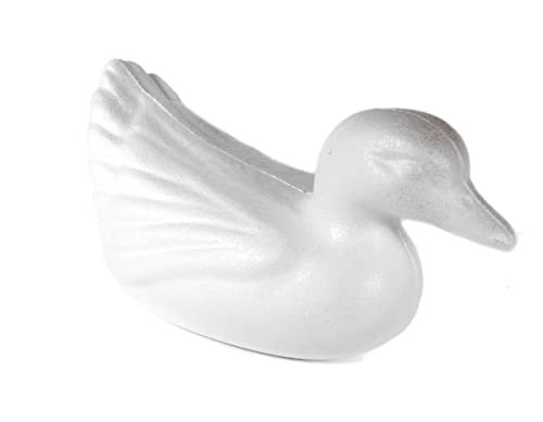 INNSPIRO Mały łabędź porex 12x8cm. 1u. Zwierzęta, Biały