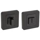 Szyldy i rozety - Ambition Rozeta podklamkowa do wc Eureka Czarna - miniaturka - grafika 1