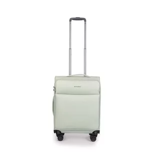 Stratic Light + walizka z miękką obudową, walizka podróżna na kółkach, bagaż podręczny, zamek TSA, 4 kółka, możliwość rozszerzenia, miętowy, 57 cm, 34- - Walizki - miniaturka - grafika 1