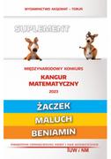 Matematyka - Matematyka z wesołym kangurem - Suplement 2023 (Żaczek/Maluch/Beniamin) - miniaturka - grafika 1