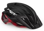 Kaski rowerowe - MET Veleno Helmet, czarny/czerwony M | 56-58cm 2022 Kaski miejskie i trekkingowe 57003616 - miniaturka - grafika 1