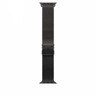 Akcesoria do smartwatchy - Bransoleta mediolańska z tytanu w kolorze czarnym do koperty 49 mm - rozmiar L - miniaturka - grafika 1