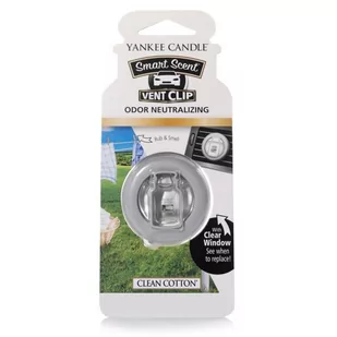 Zawieszka Zapachowa do Auta Smart Scent Vent Clip Clean Cotton - Zapachy samochodowe - miniaturka - grafika 1
