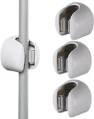 Zawiasy, okucia i inne akcesoria - 3-częściowy uchwyt na mop bez wiercenia, samoprzylepny uchwyt na miotłę montowany na ścianie, uchwyt na miotłę montowany na ścianie bez wiercenia, wie - miniaturka - grafika 1