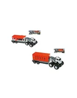 Samochody i pojazdy dla dzieci - hipo Auto duże koła przyczepa 26cm KLX600-189/190 - miniaturka - grafika 1