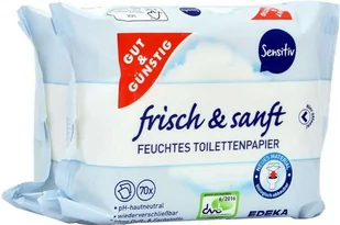 Gut&Gunstig ściereczki nawilżane - sensitiv - Środki do kuchni i łazienki - miniaturka - grafika 1