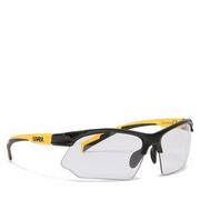 Okulary przeciwsłoneczne - Okulary przeciwsłoneczne Uvex Sportstyle 802 V S5308722601 Black Mat/Sunbee - miniaturka - grafika 1