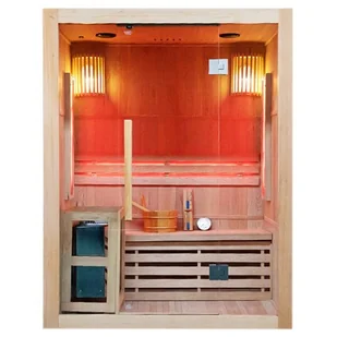 Sauna fińska 4 osobowa wysokotemperaturowa 4,5KW Harvia 150x120 cm Kemi3 - Sauny - miniaturka - grafika 1