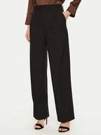 Spodnie damskie - Guess Spodnie materiałowe W5RB41 WGX02 Czarny Regular Fit - miniaturka - grafika 1