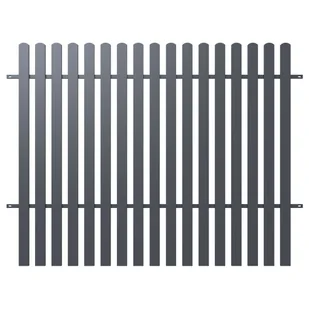 Przęsło ogrodzeniowe Colorado 2x1.5 m antracytowe Polargos - Ogrodzenia - miniaturka - grafika 1