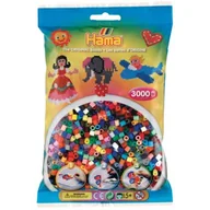 Prace ręczne dla dzieci - Zestaw kreatywny HAMA 3000 koralików w torebce 015-201-68 Wielokolorowy - miniaturka - grafika 1