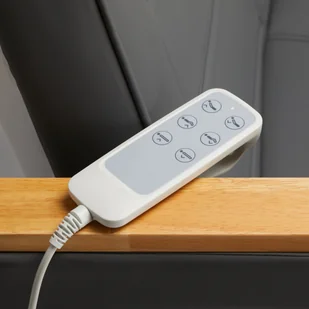 Fotel kosmetyczny elektryczny SILLON Lux 3 silniki szary, szara podstawa - Fotele kosmetyczne - miniaturka - grafika 15