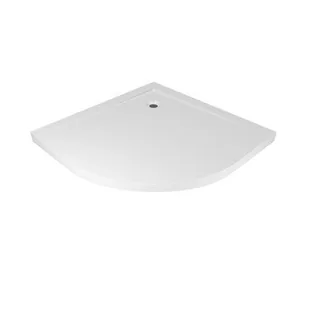 Brodzik półokrągły Durasan Posejdon 80x80cm - Brodziki prysznicowe - miniaturka - grafika 1