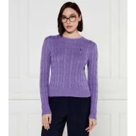 Swetry damskie - POLO RALPH LAUREN Sweter JULIANNA Slim Fit - miniaturka - grafika 1