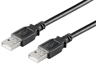 Kable USB - Kabel USB MicroConnect USB2.0 A A 0,5m M-M BLACK USBAA05B - miniaturka - grafika 1