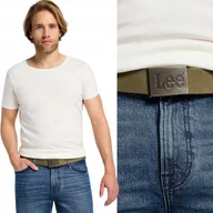 Paski - Lee WEBBING BELT Mercantile ZIELONY PASEK PEŁNA KLAMRA Z LOGO Rozm. 105 cm - miniaturka - grafika 1