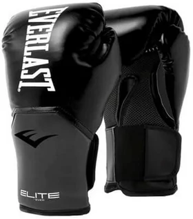 Rękawiczki sportowe damskie - Everlast EVERLAST Elite rękawice treningowe  czarne/szare  20 ml 870271-70 - grafika 1