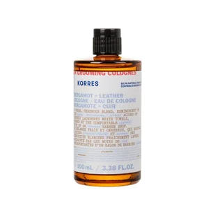 Korres ACHILLEA MEN woda kolońska BERGAMOT LEATHER COLOGNE, 100 ml - Wody i perfumy męskie - miniaturka - grafika 1
