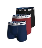 Kimona, stroje i obuwie - NFL Shield 3pk Boxers - NNY/RED/BLK - S - miniaturka - grafika 1