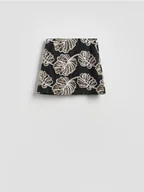 Spódnice - Reserved - Spódnica mini z haftem - czarny - miniaturka - grafika 1
