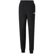 Spodnie męskie - Spodnie damskie Puma ESS+ Embroidery High-Waist Pants FL czarne 670007 01-S - miniaturka - grafika 1