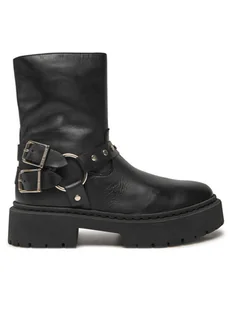 Steve Madden Botki Zwart SM11003405 Czarny - Botki damskie - miniaturka - grafika 1