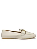 Półbuty damskie - Geox Loafersy D Palmaria D45MUJ 000TU C1122 Beżowy - miniaturka - grafika 1