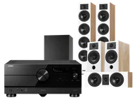 Kino domowe - Yamaha RX-A8A (czarny) + Diva 6 + 3 + 7 (dąb) + Basso 880 - miniaturka - grafika 1