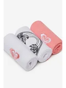 Skarpetki damskie - Roxy Skarpety AS_ROXY_05W_SS25 (3-PACK) Różowy - miniaturka - grafika 1