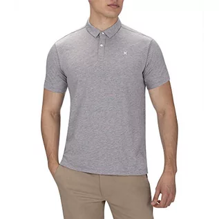 Koszulki męskie - Hurley męska koszulka polo M Dri-fit Coronado S/S, szary, s - grafika 1