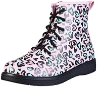 Botki damskie - Skechers Dziewczęce botki 302918l Pkmt, Różowy Multi Pu, 28 EU - miniaturka - grafika 1