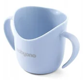 Kubki dla dzieci - Kubek Treningowy Do Nauki Picia Ergonomiczny Flow Niebieski Babyono - miniaturka - grafika 1