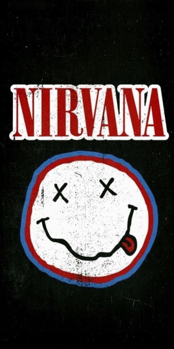 PODKŁADKA POD MYSZ Nadruk 22x18 cm Nirvana Smiley Kurt Cobain ROCK Prezent