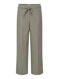 ONLY Spodnie w kolorze khaki - Spodnie damskie - miniaturka - grafika 1