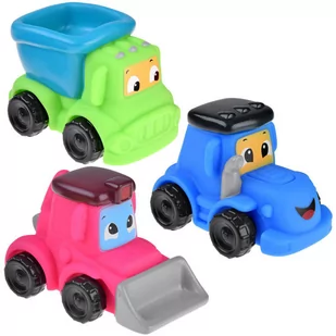 Zestaw miękkie autka budowlane 3szt 18M+ ZA4737B - Samoloty i helikoptery - miniaturka - grafika 1