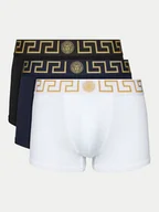 Majtki męskie - Versace Komplet 3 par bokserek AU10326 1A10011 Kolorowy - miniaturka - grafika 1
