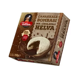 Chałwa Z Nadzieniem Czekoladowym Tatlan 250G - Chałwa - miniaturka - grafika 1