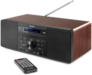 Audizio PRATO ALL-IN-ONE USB CD / DAB+ brązowy one size - Wieże - miniaturka - grafika 1