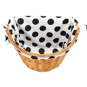 Koszyki rowerowe - Wkład do koszyka VÖGEL VKSC705CPB Biało-czarny - miniaturka - grafika 1