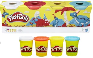 PLAY-DOH 4 X Ciastolina Masa plastyczna Tuby 4-pak HASBRO DINOZAURY - Masy plastyczne - miniaturka - grafika 1