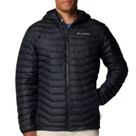 Kurtki męskie - Kurtka Columbia Westridge Down Hooded 2050735012 - czarna - miniaturka - grafika 1