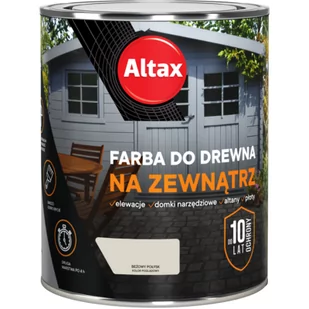Farba do drewna na zewnątrz ALTAX 750 ml beżowy - Farby i impregnaty do drewna - miniaturka - grafika 1