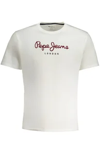 MĘSKA KOSZULKA Z KRÓTKIM RĘKAWEM PEPE JEANS BIAŁA - Portfele - miniaturka - grafika 1