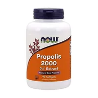 Suplementy naturalne - Now Foods Propolis 2000 - ekstrakt 5:1 (90 kaps.) - miniaturka - grafika 1