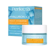 Serum do twarzy - Perfecta Hyaluron Ice Serum na noc 50ml - miniaturka - grafika 1