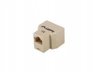 Wtyczki i adaptery - Adapter Lanberg złączka sieciowa RJ-45 - RJ-45 X2 - miniaturka - grafika 1