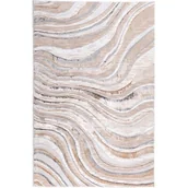 Dywany - Dywan MULTIDECOR Evaz 160 x 230 cm Beżowy Fale - miniaturka - grafika 1