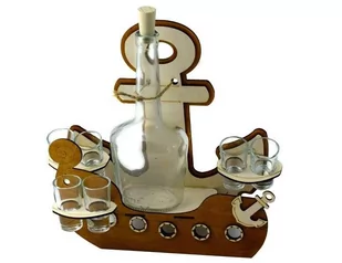 Karafka ANAPOL Kotwica Statek +6 kieliszków - Karafki - miniaturka - grafika 1