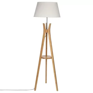 Atmosphera Lampa podłogowa biała KALO 156 cm 135451 - Lampy stojące - miniaturka - grafika 1