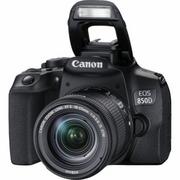 Aparaty Cyfrowe - Canon EOS 850D + 18-55 czarny - miniaturka - grafika 1